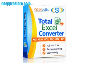 واجهة برنامج CoolUtils Total Excel Converter لتحويل ملفات Excel