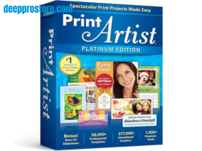 Print Artist Platinum Free Download واجهة البرنامج